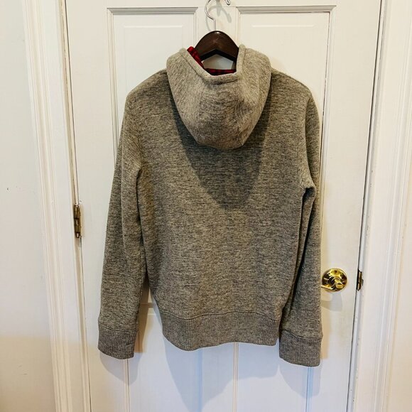 Woolrich Jacket Men's M Flannel Wool Cotton Blend Winter Coat Hoodie - Picture 8 of 16